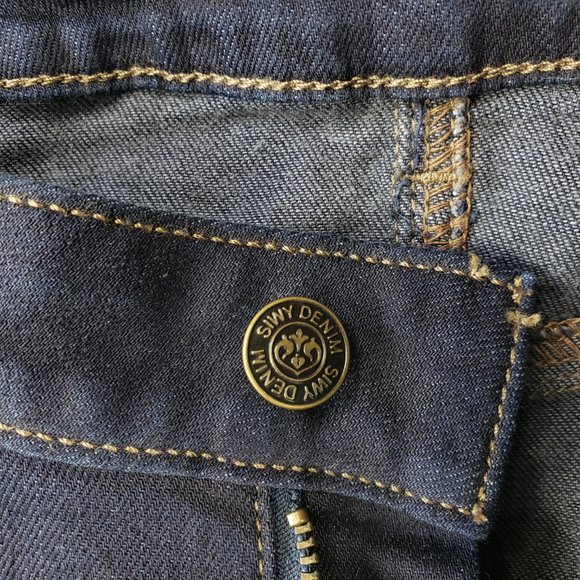 NWT Siwy Jeans Size 31 Hanna Slim Crop in Dark Rebel Rouser Wash Stretch RP $168 - Picture 11 of 14